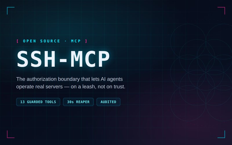 SSH-MCP — the authorization boundary that lets AI agents operate real servers safely